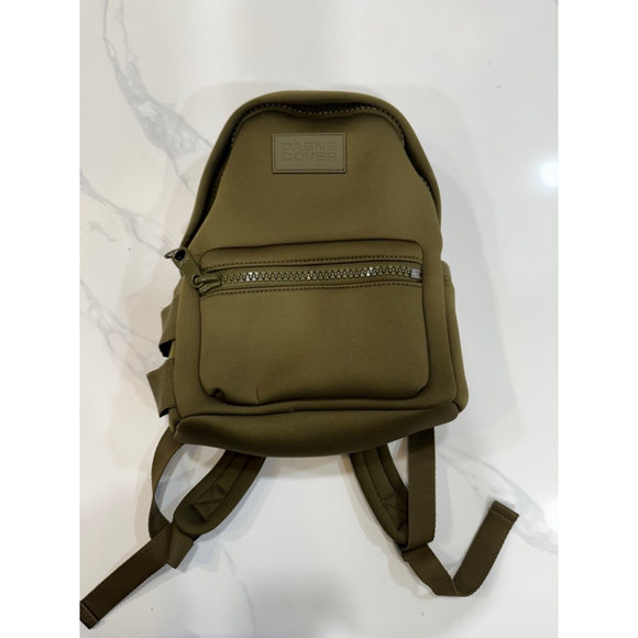 Dagne Dover DAKOTA NEOPRENE Mini BACKPACK Olive Green - Picture 6 of 15